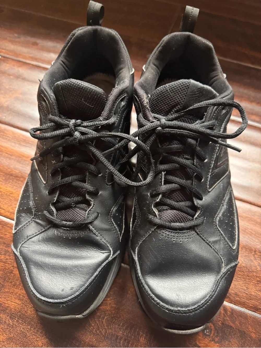 New Balance Men's Black Athletic Sneakers — All-Black Lace-Up Trainers - Picture 2 of 6